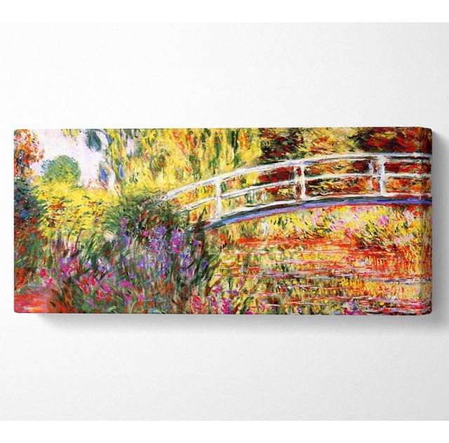 Monet Le Bassin Aux Nympheas - Wrapped Canvas Art Prints Rosalind Wheeler Size: 40.6cm H x 101.6cm W x 10cm D on Productcaster.