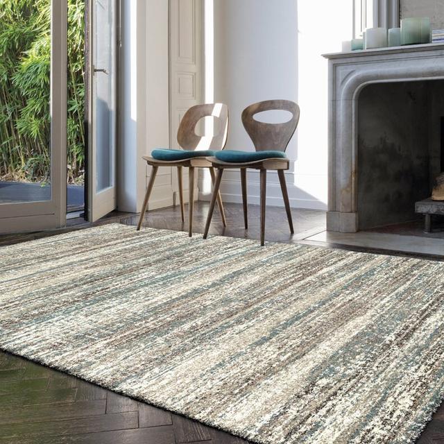 Anouk Grey Blue Rug Trent Austin Design Rug Size: Rectangle 120 x 170cm on Productcaster.