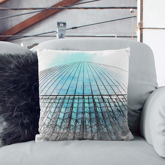 Ground Zero in New York City Cushion with Filling East Urban Home Size: 40cm H x 40cm W x 15cm D, Backing Colour: White on Productcaster.