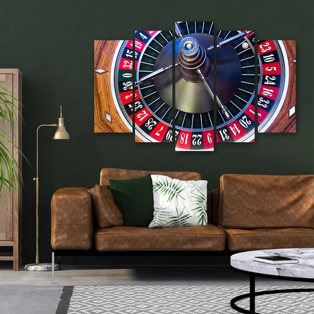 Leinwandbild Roulette Poker Gambling Ebern Designs Größe: 70 cm H x 100 cm B on Productcaster.