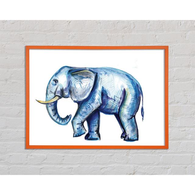 Braxdyn Wondering Elephant - Single Picture Frame Art Prints Latitude Vive Size: 42cm H x 59.7cm W x 2cm D on Productcaster.