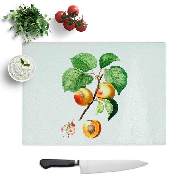 Tempered Glass Branch of an Tree Chopping Board East Urban Home Size: 39 cm W x 28.5 cm L on Productcaster.