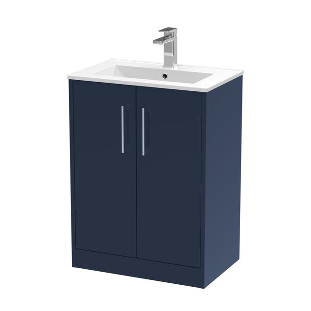 600mm Floor Standing 2-Door Vanity & Basin 2 Hudson Reed on Productcaster.