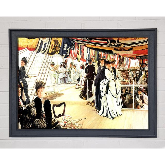 Tissot Ball - Single Picture Frame Print Rosalind Wheeler Size: 59.7cm H x 84.1cm W x 1.5cm D, Format: Natural Framed Paper on Productcaster.