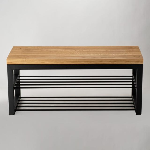 Pawel Wood Storage Bench Williston Forge Size: H45 x W45 x D35cm on Productcaster.