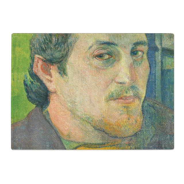 Self-Portrait Vol.1 by Paul Gauguin Chopping Board East Urban Home Size: 0.4cm H x 28.5cm W x 39cm L on Productcaster.