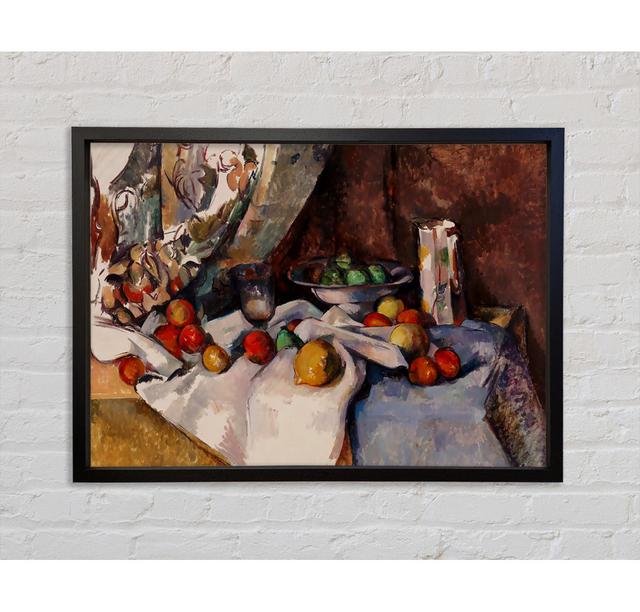 Stillleben mit Äpfeln von Paul Cezanne - Einzelbildrahmen Kunstdrucke auf Leinwand Bright Star Größe: 100 cm H x 141,4 cm B x 3,3 cm T on Productcaster.