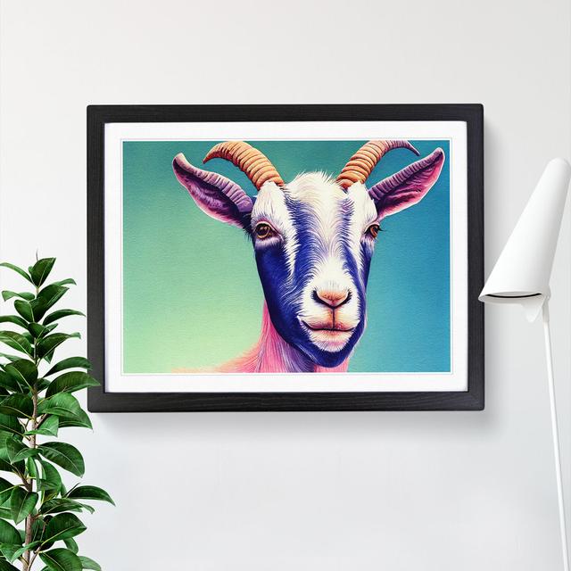 Goat in Colour Vol.1 - Picture Frame Graphic Art Brambly Cottage on Productcaster.