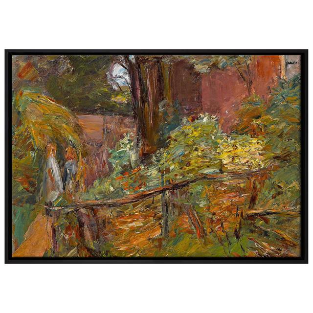 Gerahmtes Leinwandbild Garden with Two Children von Max Liebermann Rosalind Wheeler Maße: 65 cm H x 85 cm B x 2,5 cm T on Productcaster.