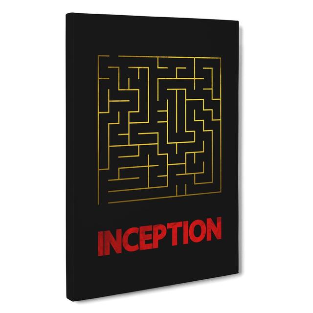 Inception - Wrapped Canvas Graphic Art East Urban Home Size: 50cm H x 35cm W x 3cm D on Productcaster.