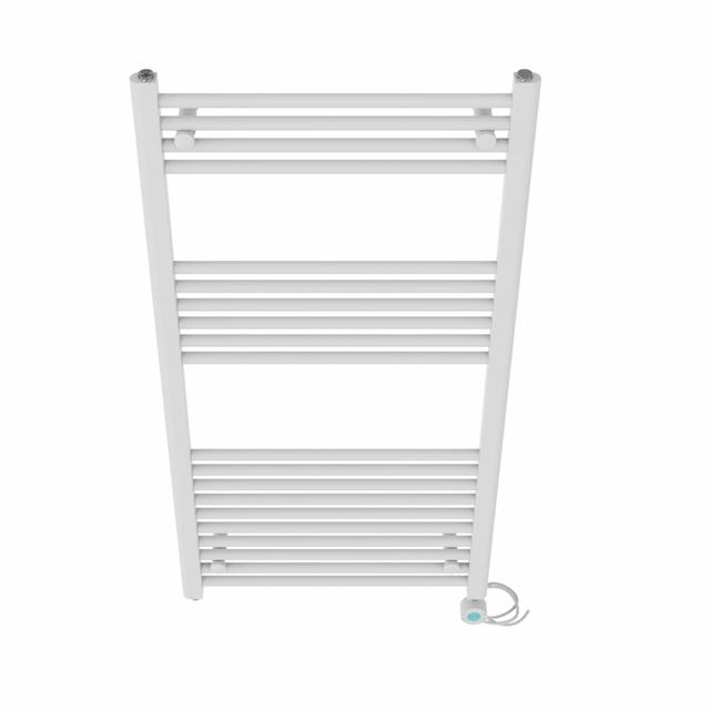 Carli Straight Towel Rail Heated Towel Rails Belfry Heating Finish: White, Size: 120cm H x 60cm W x 3cm D on Productcaster.