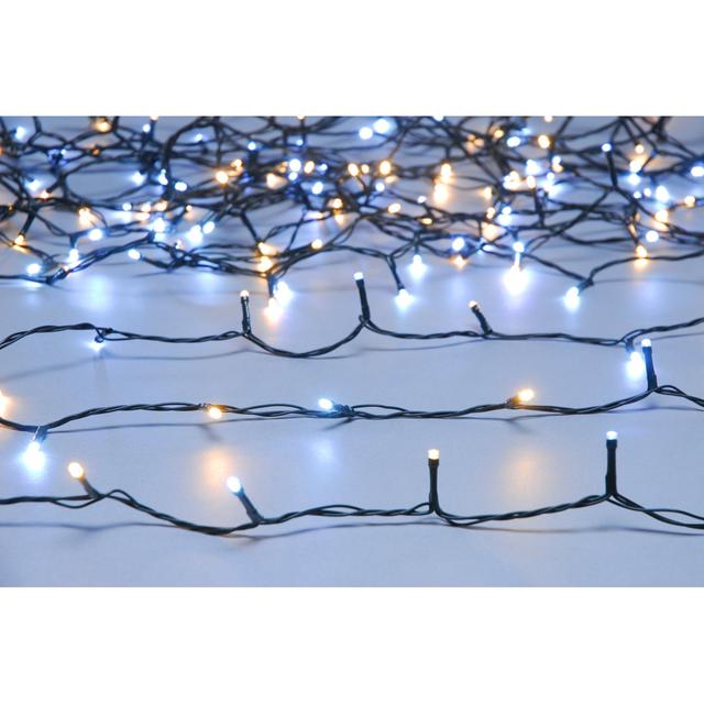 100 Operated Timer String Lights The Seasonal Aisle Colour: White / Warm White on Productcaster.