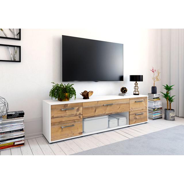 Balbino TV Stand for TVs up to 60 Brayden Studio Colour: Pine/White on Productcaster.