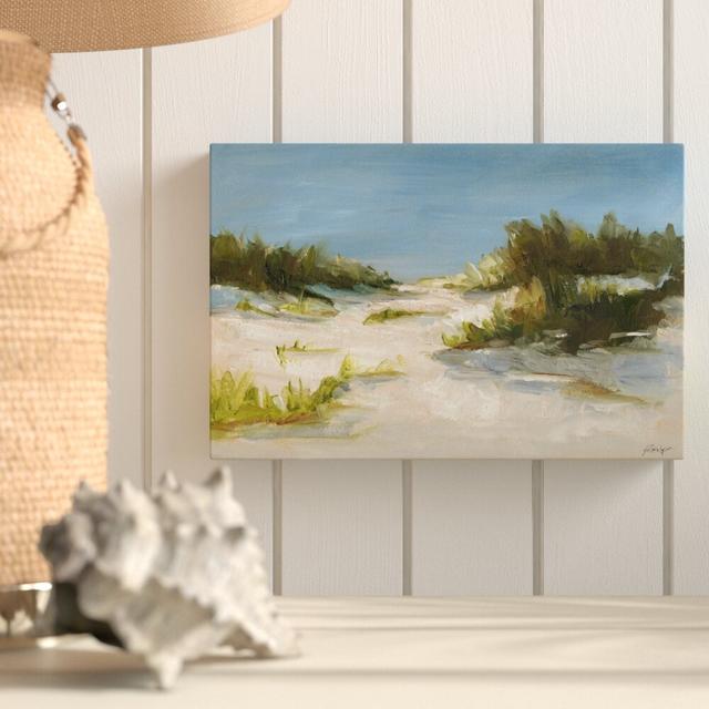 Summer Dunes I - Wrapped Canvas Painting Print East Urban Home Size: 76cm H x 114cm W on Productcaster.