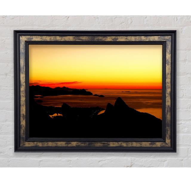 Ocean At First Light - Single Picture Frame Art Prints Bright Star Size: 29.7cm H x 42cm W x 8cm D on Productcaster.