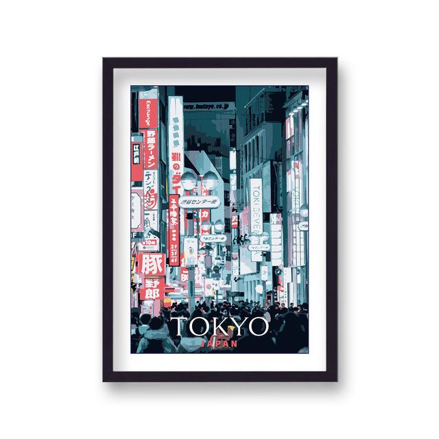 Japan Tokyo Travel - Single Picture Frame Art Prints Happy Larry on Productcaster.