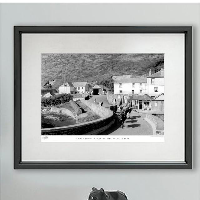 'Crackington Haven, the Village 1958' - Picture Frame Photograph Print on Paper The Francis Frith Collection Size: 45cm H x 60cm W x 2.3cm D on Productcaster.