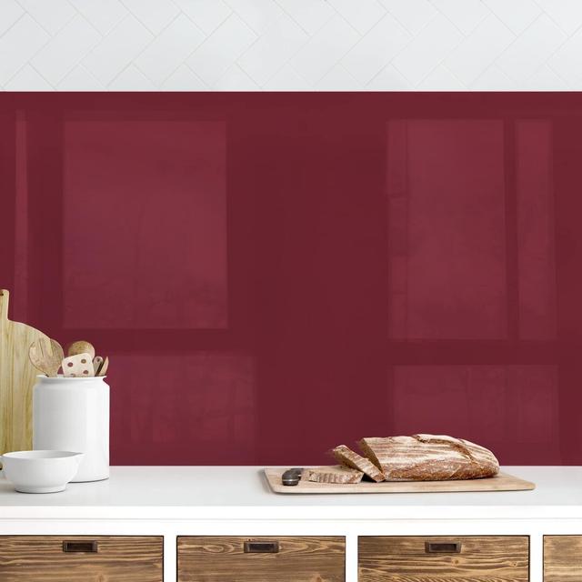 Adamek 90 x 100cm PVC Tile Ebern Designs Colour: Bordeaux on Productcaster.