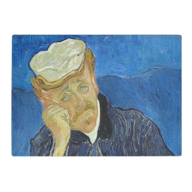 Dr Paul Gachet by Vincent Van Gogh Chopping Board East Urban Home Size: 28.5cm W x 39cm L on Productcaster.