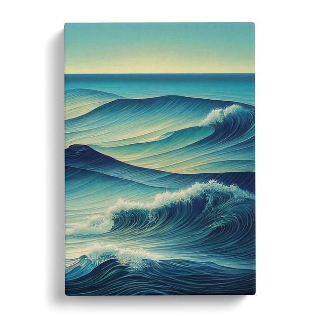 The Ocean Vol.4 - Wrapped Canvas Graphic Art George Oliver Size: 50cm H x 35cm W x 3cm D on Productcaster.