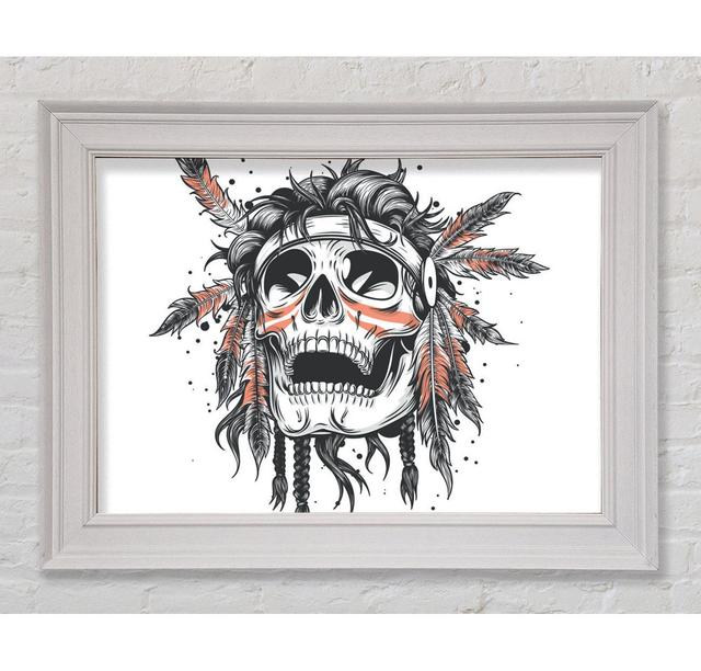 The Radical Skull Framed Print Rosalind Wheeler Size: 42cm H x 59.7cm W on Productcaster.