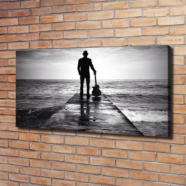 Canvas Print - Wall Art - Prints On Canvas - 120X60 Image Picture Theme: Guitarist On Canvas The Pier Highland Dunes on Productcaster.