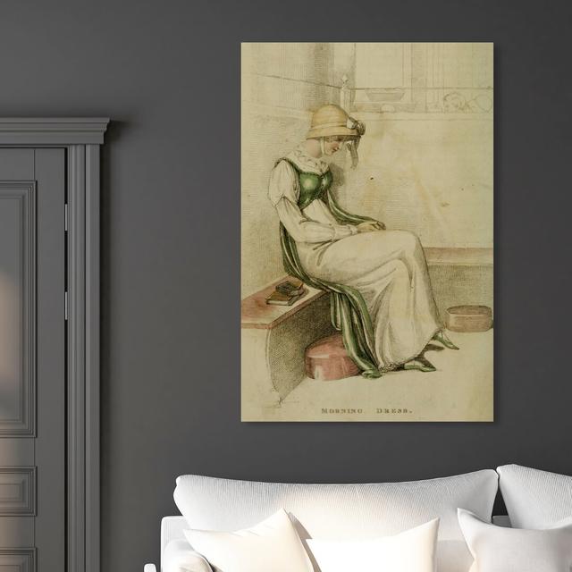 Morning Dress Ii - Wrapped Canvas Print East Urban Home Size: 61 cm H x 40.6 cm W on Productcaster.