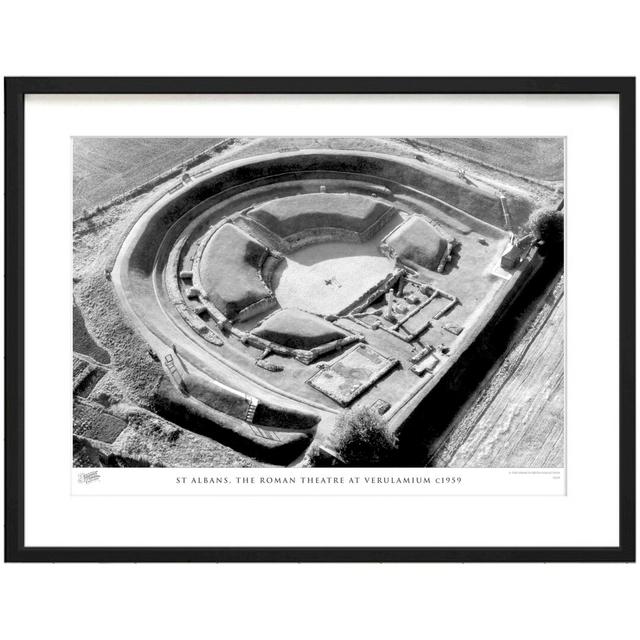 'St Albans, the Roman Theatre at Verulamium C1959' by Francis Frith - Picture Frame Photograph Print on Paper The Francis Frith Collection Size: 60cm on Productcaster.