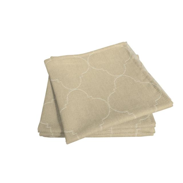 Servietten Uppingham (Set of 4) Fairmont Park Farbe: Beige on Productcaster.