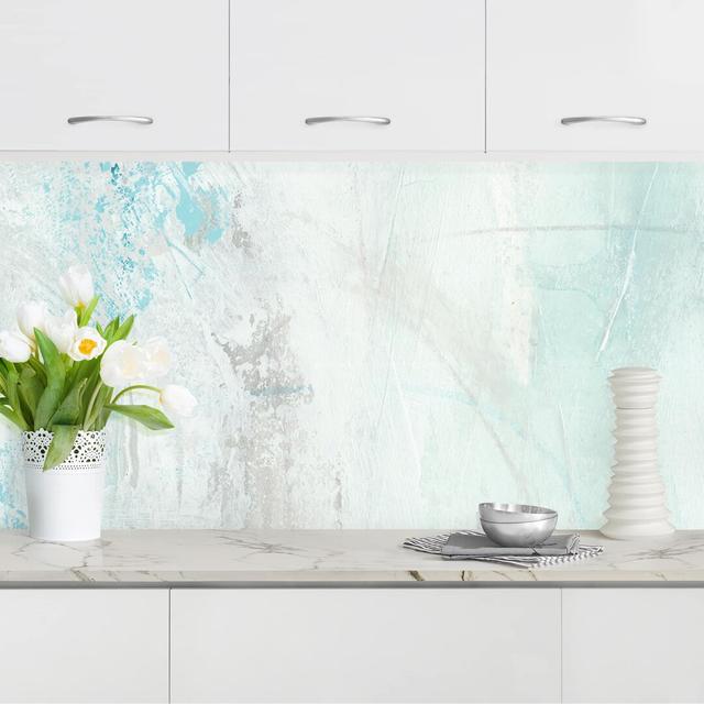 Arctic Sea I 80 x 280cm PVC Tile in Light Blue/Grey/White Ivy Bronx on Productcaster.