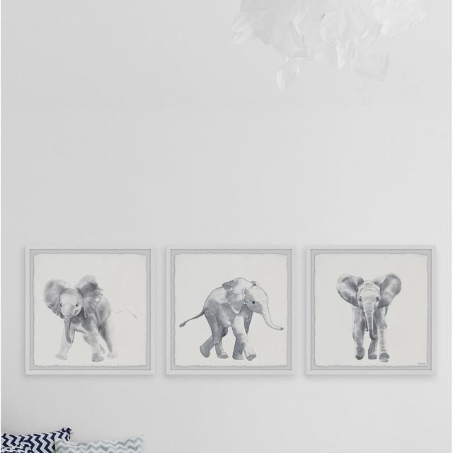 Rothwell 3 Piece Graphic Art on Canvas Isabelle & Max Size: 45cm H x 137cm W on Productcaster.