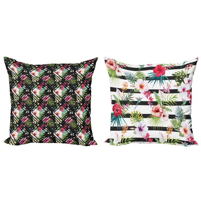 Dizon Square Throw Pillow Cover (Set of 2) 17 Stories Size: 20cm H x 20cm W on Productcaster.