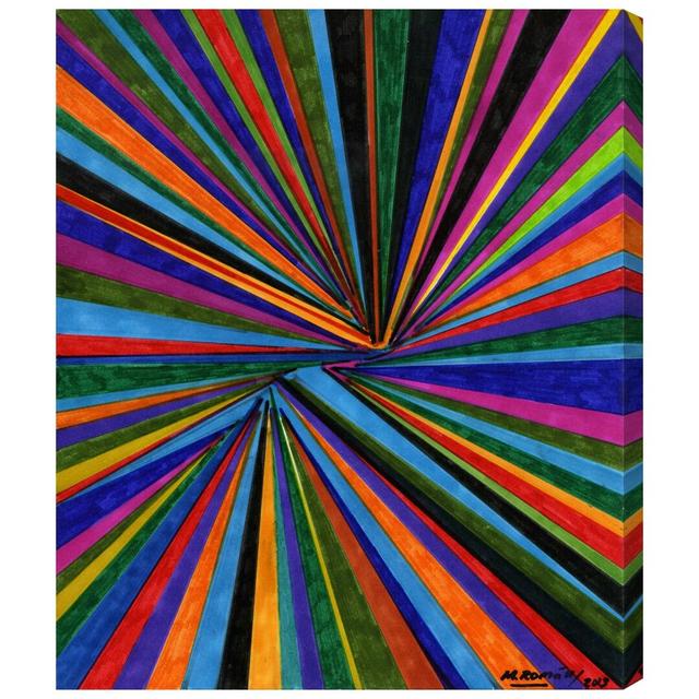 'Tunnel Vision' by Manuel Roman Graphic Art Wrapped on Canvas Oliver Gal Size: 91cm H x 76cm W on Productcaster.