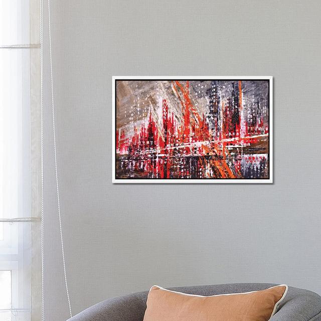 Urban Retro by Tatiana Iliina - Gallery-Wrapped Canvas Giclée on Canvas Williston Forge Size: 45.72cm H x 66.04cm W x 3.81cm D, Format: White Framed on Productcaster.