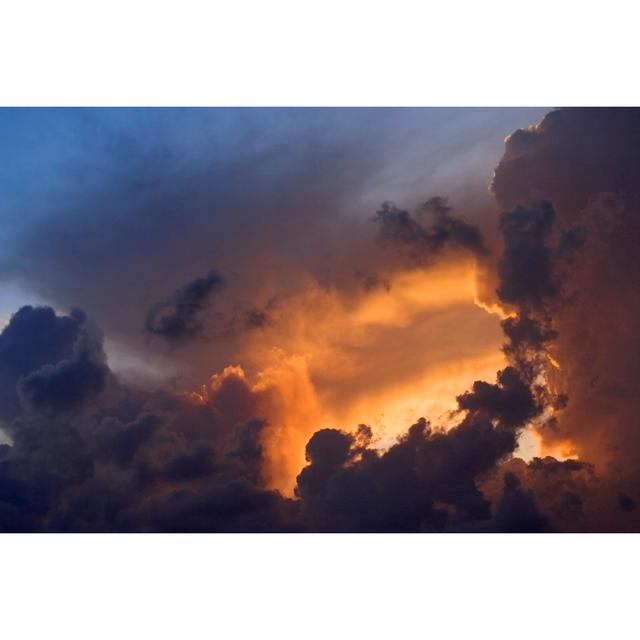 Sunset Storm by Barcin - No Frame Art Prints on Canvas 17 Stories Size: 30cm H x 46cm W on Productcaster.