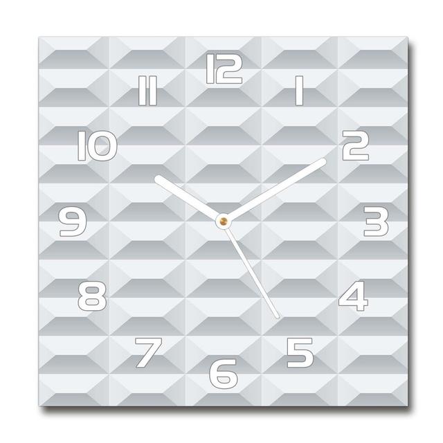 Haiver Silent Wall Clock East Urban Home Colour: White/White on Productcaster.