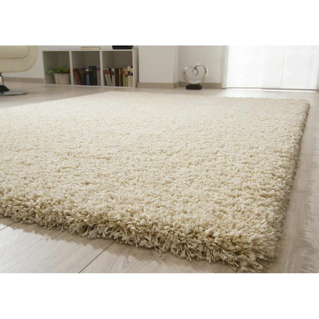 Kenyon Shaggy Cream Rug Union Rustic Rug Size: Rectangle 133 x 195cm on Productcaster.