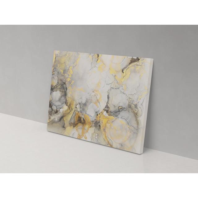 Golden Marble Canvas Ivy Bronx Size: 52cm H x 82cm W x 4cm D on Productcaster.