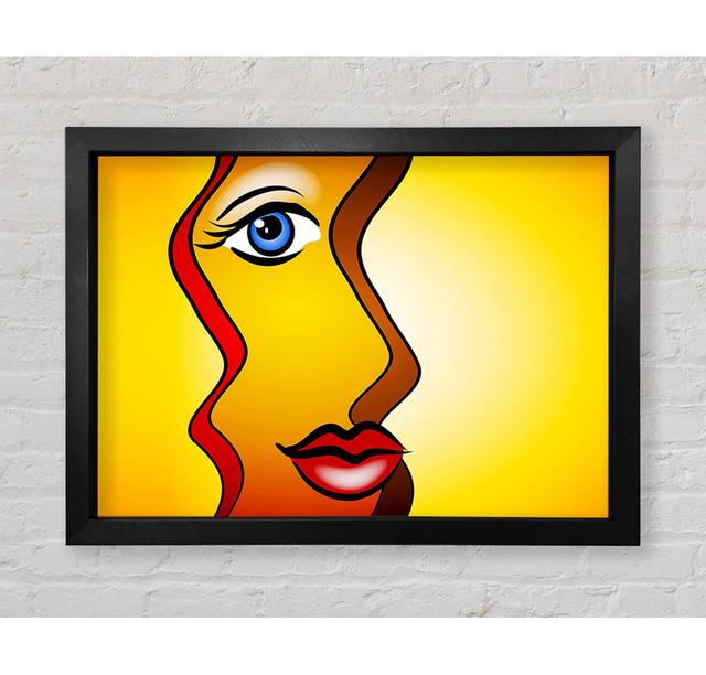 Abstract Woman - Print Rosalind Wheeler Size: 59.7cm H x 84.1cm W x 3.4cm D on Productcaster.