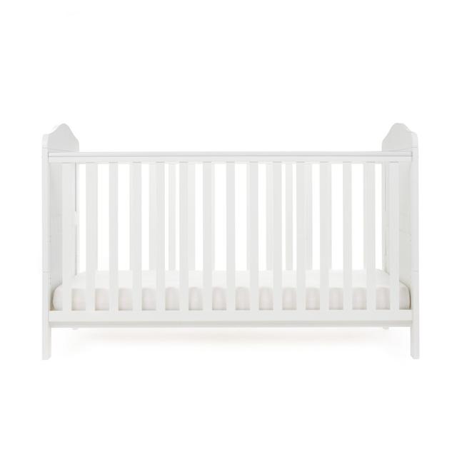 Whitby Cot Bed Obaby Colour: White on Productcaster.