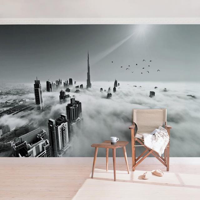 Up & Above Semi-Gloss Wallpaper Roll East Urban Home Size: 4.32m x 290cm, Material quality: Standard (110g/m²) on Productcaster.