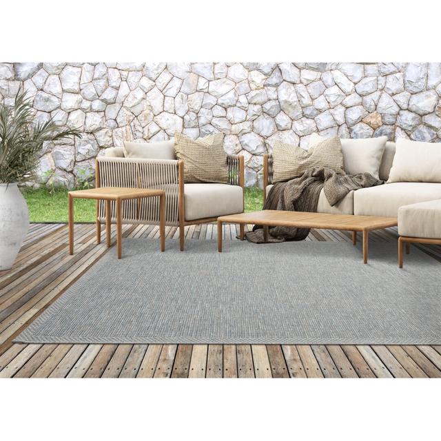 Hisbe Power Loom Grey Rug Latitude Run Rug Size: Runner 67 x 180cm on Productcaster.