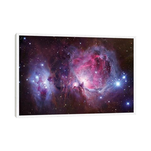 M42, The Great Nebula In Orion Mosaic by Robert Gendler - Print on Canvas 17 Stories Format: White Framed Canvas, Size: 66.04cm H x 101.6cm W x 3.81cm on Productcaster.