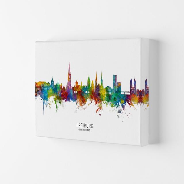 Freiburg Deutschland Skyline by Michael Tompsett - Print Latitude Run Format: Wrapped Canvas, Size: 42cm H x 59.4cm W x 4cm D on Productcaster.