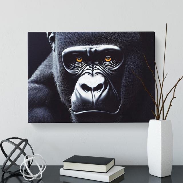 Supreme Gorilla - Wrapped Canvas Print Latitude Vive Size: 40cm H x 60cm W x 3cm D on Productcaster.