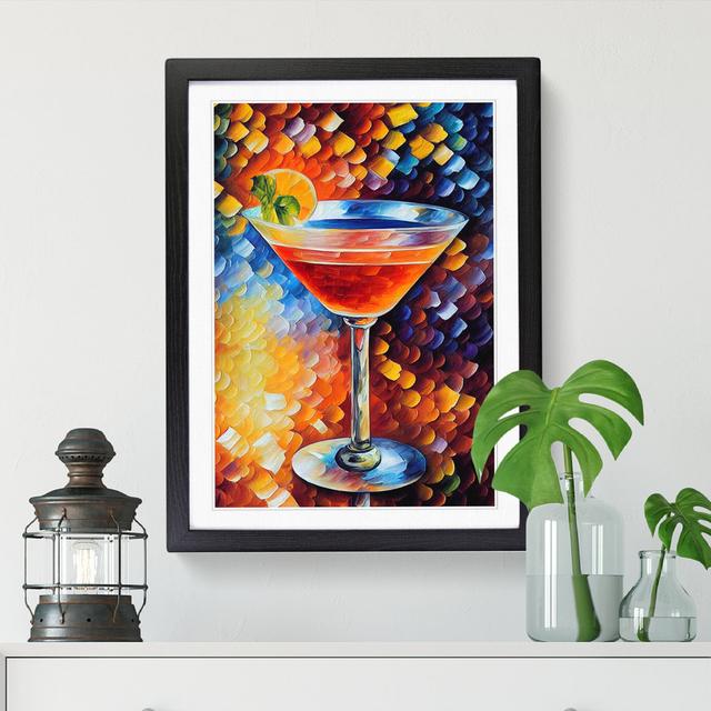 Cocktail Ed Vol.2 - Single Picture Frame Print Marlow Home Co. Format: Oak Framed, Size: 46cm H x 34cm W on Productcaster.