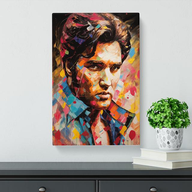 Elvis Presley Neo-Plasticism - No Frame Print Marlow Home Co. Size: 60cm H x 40cm W x 3cm D on Productcaster.