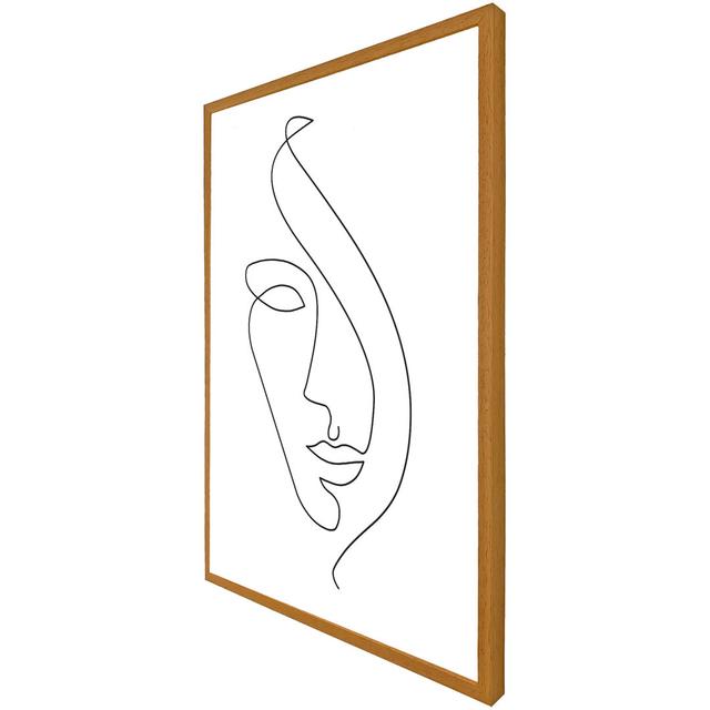 Arranda Single Picture Frame Print Metro Lane Size: 76cm H x 51cm W x 4cm D, Frame Option: Oak Framed on Productcaster.