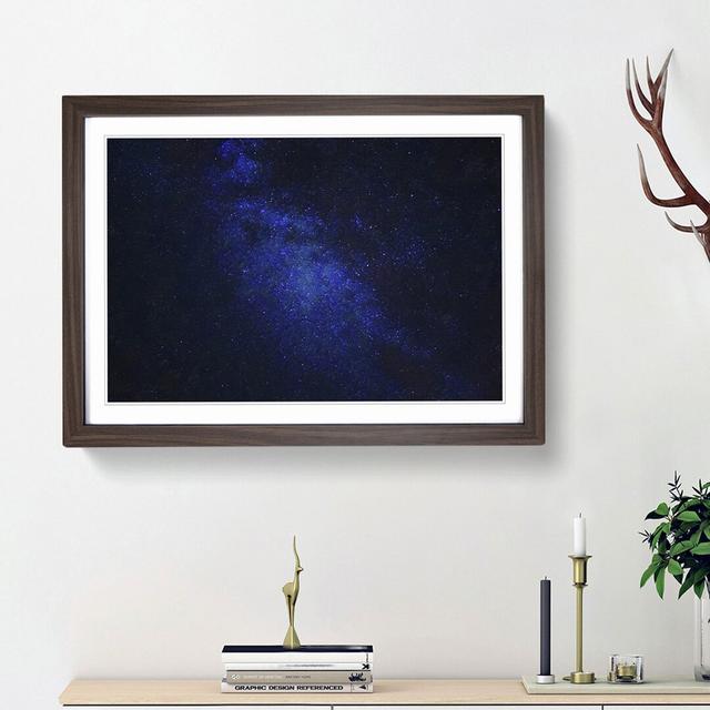 Universe Vol.36 in Abstract - Picture Frame Graphic Art Print East Urban Home Frame Option: Walnut Framed, Size: 62cm H x 87cm W x 2cm D on Productcaster.