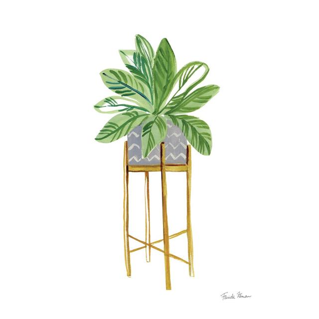 Green House Plants I by Farida Zaman - Wrapped Canvas Painting 17 Stories Size: 76cm H x 51cm W on Productcaster.